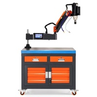 Mesin Bor CNC CRD dengan Fungsi Tapping Diameter Pengeboran Maks 16mm Kecepatan Spindle 0-312rpm Dapat Disesuaikan