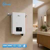 Calentador de Agua Eléctrico sin Tanque de 13kW, 240V 60Hz, Certificado ETL, Potencia Máxima para Toda la Casa, Agua Caliente Instantánea, NPT1/2'', Panel Táctil, EE. UU. y Canadá