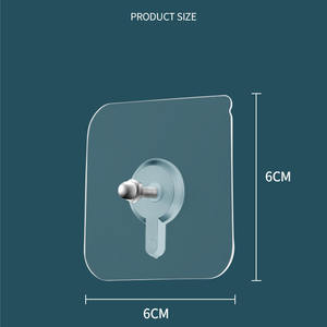Aoniu <span class=keywords><strong>Crochet</strong></span> Adhésif Sans Trace Sans Perçage, Fixation Murale <span class=keywords><strong>pour</strong></span> <span class=keywords><strong>Cadre</strong></span> Photo et Carrelage - Product Image 6
