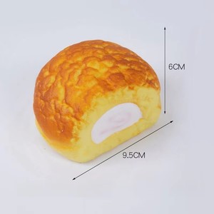 Pain Artificiel Réaliste, Simulation de Bolo Bun, Fausse Pâtisserie avec Garniture pour Présentation en Boulangerie, Accessoires de Photographie, Décoration - Product Image 2