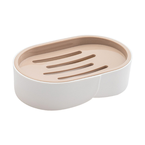 <span class=keywords><strong>Porte</strong></span>-<span class=keywords><strong>savon</strong></span> en plastique à la mode écologique double couche pour salle de bain d'hôtel avec bac d'égouttage <span class=keywords><strong>et</strong></span> couvercle - Product Image 6