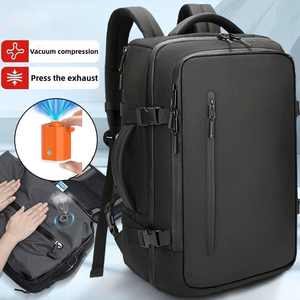 Mochila de Viaje de Alta Gama, Gran Capacidad, Diseño Simple de Oxford, Se Puede Comprimir al Vacío, Impermeable - Product Image 3