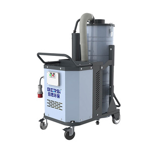 Aspirateur industriel robuste avec une grande capacité de 100 L, aspiration puissante, collecteur de poussière humide et sèche pour atelier d'usine - Product Image 4