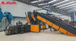 America più caldo 250T scatola di cartone tessile rottami pressa balle orizzontale pressa idraulica - Product Image 4