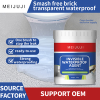 Enduit Liquide Transparent et Clair Longue Durée Imperméable pour Fuites de Toit, Résine Époxy Invisible, Colle pour Réparation de Fuites