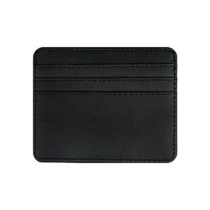 Porte-cartes personnalisé ultra fin en cuir PU, vente en gros - Product Image 4