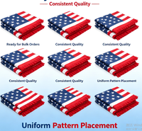 Écharpe de supporter de football des États-Unis 6*50 pouces, drapeau USA, bleu marine, rouge, blanc, accessoire pour supporter de football, jour de match au stade
