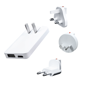 Cargador de Viaje de Alta Velocidad GaN de 65W con Doble Puerto Tipo C USB A - Product Image 1