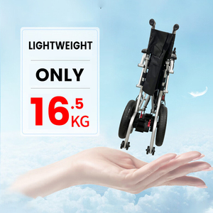 รถเข็นไฟฟ้าพับได้ KSM-506P สำหรับผู้พิการ โครงอะลูมิเนียมน้ำหนักเบา แบตเตอรี่ลิเธียมคู่ 6AH X2 - Product Image 4