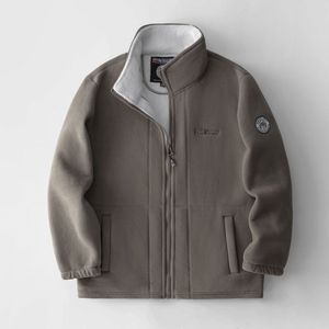 Chaqueta de lana Polar de doble cara para <span class=keywords><strong>mujer</strong></span>, chaqueta de invierno de lana gruesa informal de Noruega para <span class=keywords><strong>mujer</strong></span> de talla grande - Product Image 4