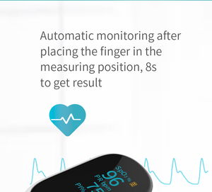 Yonker Home Oxymètre de pouls numérique Affichage OLED haute visibilité <span class=keywords><strong>Test</strong></span> d'apnée du <span class=keywords><strong>sommeil</strong></span> électrique du bout des doigts Certifié CE Classe II - Product Image 5