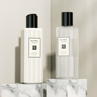 Logo personnalisé 250ml 500ml bouteilles carrées en plastique PET bouteille à pompe de lotion corporelle pour l'emballage de cosmétiques
