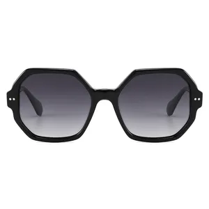 Kacamata hitam wanita polarisasi UV400, kacamata hitam wanita terpolarisasi buatan tangan desainer mewah elegan, kacamata wanita mode trendi baru 2024