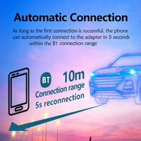 Nouveau 2-en-1 filaire à sans fil Auto AI Box Adaptateur Plug and Play Car Dongle avec USB pour Android et Apple Carplay