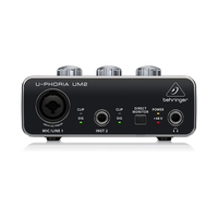 Pack d'enregistrement complet Behringer U-Phoria Studio avec interface audio USB, microphone à condensateur et casque de studio