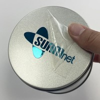 Autocollants durables personnalisés en relief avec transfert UV, estampage à chaud doré, autocollants adhésifs pelables avec forme irrégulière pour l'impression d'emballages