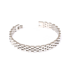 Bracelet de montre en acier inoxydable directement de l'usine pour hommes et femmes, bracelet en acier titane, cadeau pour couple, bijoux de mode, bijoux fins - Product Image 5