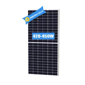9BB 하프 셀 1000w 패널 태양 가격 태양 광 패널 440w 450w 모노 144 태양 전지 패널