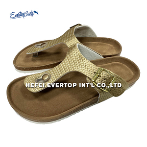 Pantoufles d'intérieur pour femmes en gros à prix abordable, personnalisables avec logo, semelle en liège - Product Image 6
