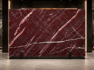 Dalles de marbre <span class=keywords><strong>rouge</strong></span> <span class=keywords><strong>Amarone</strong></span> polies, à jointure apparente, pour murs décoratifs, encadrements de cheminées, plans de toilette, dessus de table à manger - Product Image 6