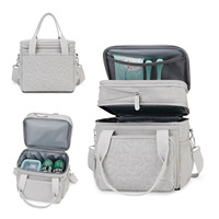 Sac à déjeuner élégant à double couche, maintien de la température constante et préservation de la fraîcheur, sac de pique-nique portable pour une utilisation en extérieur