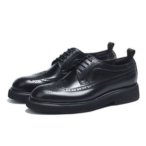 Chaussures habillées classiques italiennes noires à lacets en cuir de vachette de luxe de haute qualité pour hommes, idéales pour la vente en gros et les soirées. - Product Image 6