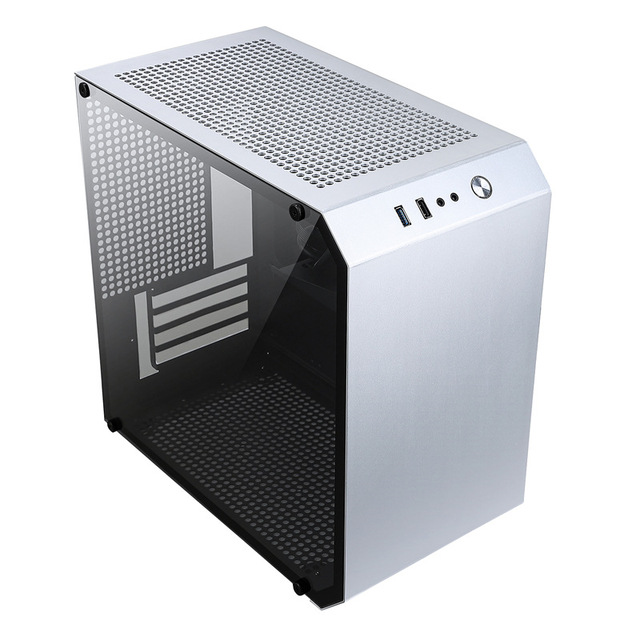 Cheap Slim Chassis Computer Case Mini Gaming Pc Case Aluminum Itx/M-Atx/Atx Case PC Computer Cases with Cool Style and CPU Fan C