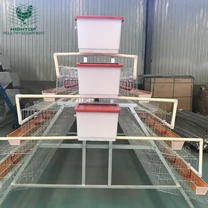 A Shape 96 120 birds Egg Laying Hens Battery Layer Chicken Cages With Poultry Equipment System