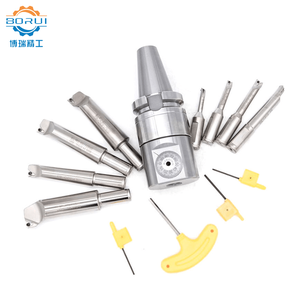 Jeu d'outils de perçage en carbure de haute précision SBJ <span class=keywords><strong>NBJ</strong></span> 16 (0,008 mm) pour fraiseuse BT3040/50, personnalisable OEM, avec roulement - Product Image 2