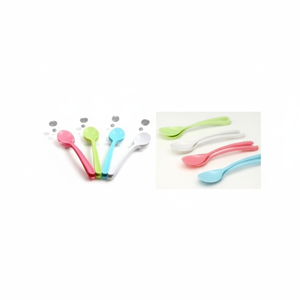 Cucchiaio in Folio rosa 2P Inomata per uso bambino - Product Image 1