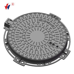 Hete Aanbieding Afvoer Riool Gietijzeren Duurzaam Gietijzeren Putdeksel Zwart Bitumen Gecoat - Product Image 2