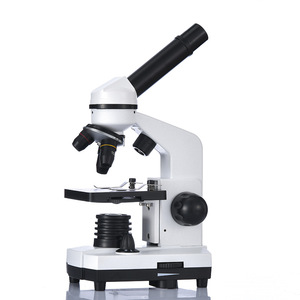 Microscope 1600X Zoom Adjustable Student Biological Lab Use 8 LED Light Metal Lens Optics - Product Image 4