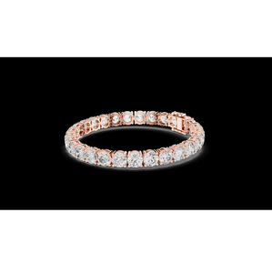 Brazalete de Tenis con Diamantes Cultivados en Laboratorio, Corte Asscher, en Oro de 14K o 18K, Joyería Fina Elegante y Lujosa para Mujer, Brillo Atemporal - Product Image 5