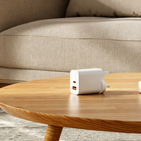 Adaptateur de charge rapide Super 45W PD Gan VOOC PPS Type C avec prise UK, accessoires mobiles en gros, chargeur USB A USB C avec câble