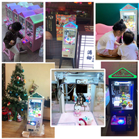 Mini Grue Attrape-Peluche, Petite Machine à Pousser les Pièces, Centre de Jeu d'Arcade d'Intérieur, Cadeau pour Enfants – Vente de Machine à Poupées pour Table de Bar