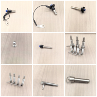 Pin Pegas Berlubang Diameter Kepala 16mm Pin Pengunci Beralas Aksesori Peralatan Pengunci Cepat/Penghubung