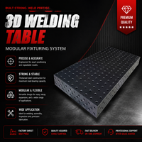 Table de soudage flexible 3D sur mesure en fonte robuste pour atelier de positionnement de soudage