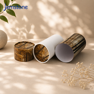 Boîte d'emballage en tube de carton kraft écologique, design personnalisé, pour urne funéraire, avec couvercle, pour cérémonie de commutation des cendres - Product Image 4