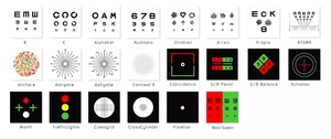 ซอฟต์แวร์แผนภูมิการทดสอบการมองเห็นแบบออปติคอล LED ระยะใกล้และระยะไกล 20 แบบ สำหรับการทดสอบความสามารถในการมองเห็น - Product Image 3