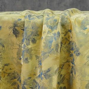 Tessuto Jacquard Floreale Vintage Effetto Pittura <span class=keywords><strong>a</strong></span> Olio, Tinto in Filo, Traspirante, Antipiega, in Poliestere Metallizzato <span class=keywords><strong>per</strong></span> Borse da Ragazzo, Vestiti e Fodere <span class=keywords><strong>per</strong></span> Cappotti - Product Image 2