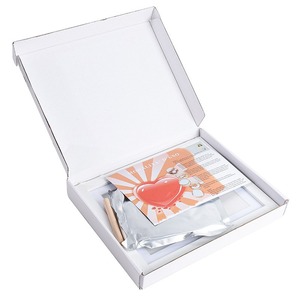 Lot de 3 cadres souvenirs en bois blanc pour empreintes de mains et de pieds de bébé, avec kit d'argile paysage, personnalisable avec nom et mois, vente en gros - Product Image 2