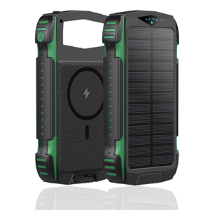 <span class=keywords><strong>Batterie</strong></span> <span class=keywords><strong>externe</strong></span> Powerbank PD Type C Charge rapide Chargeur solaire portable sans fil - Product Image 2