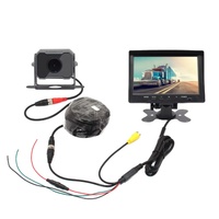 Monitor de Reversa AHD 720P de 7 Pulgadas con Visión Nocturna, Impermeable, 9V 36V, Gran Angular para Autobús y Camión con Cámara de Retroceso