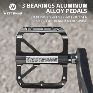 WEST BIKING 3 rodamiento <span class=keywords><strong>de</strong></span> aleación <span class=keywords><strong>de</strong></span> aluminio Pedal <span class=keywords><strong>de</strong></span> ciclismo ensanchar antideslizante <span class=keywords><strong>eje</strong></span> <span class=keywords><strong>de</strong></span> acero Pedal <span class=keywords><strong>de</strong></span> <span class=keywords><strong>bicicleta</strong></span> para MTB <span class=keywords><strong>bicicleta</strong></span> <span class=keywords><strong>de</strong></span> carretera - Product Image 6
