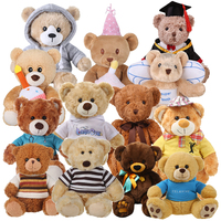 Boneka Beruang Teddy, Mainan Boneka Lembut, Ukuran 12 Inch 15 Inch, Grosir Boneka untuk Anak-anak, Mainan Pengantar Tidur