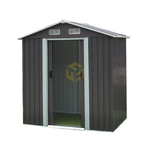 Abri de <span class=keywords><strong>jardin</strong></span> en métal imperméable préfabriqué, abri utilitaire, abri à vélos, abri à outils pour la cour, maison en tôle pour le patio et le <span class=keywords><strong>jardin</strong></span> - Product Image 5