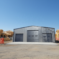 Edificios Prefabricados Modernos de Estructura de Acero para Talleres, Almacenes, Hangares, Garajes, Cocheras, Plantas Industriales de Almacenamiento de Metal