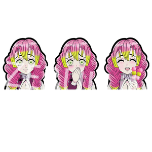 Los Mejores Stickers Decorativos Lenticulares 3D de Anime y Dibujos Animados, Resistentes al Agua, Material PET, Impresión UV, Barnizado UV, para Autos y Laptops - Product Image 1