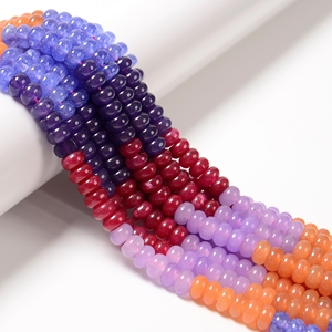 <span class=keywords><strong>Perline</strong></span> di Cristallo Colorate YMJ 5x8mm, Mix di Colori Arcobaleno, <span class=keywords><strong>Perline</strong></span> di Quarzo Lisce a Rondella per Gioielli, Braccialetti con <span class=keywords><strong>Perline</strong></span>, Estate e Spiaggia - Product Image 4
