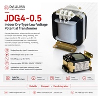 Transformateur de potentielle de type sec intérieur 0,5 kV JDG4-0,5 pour utilisation dans les appareils de commutation basse tension